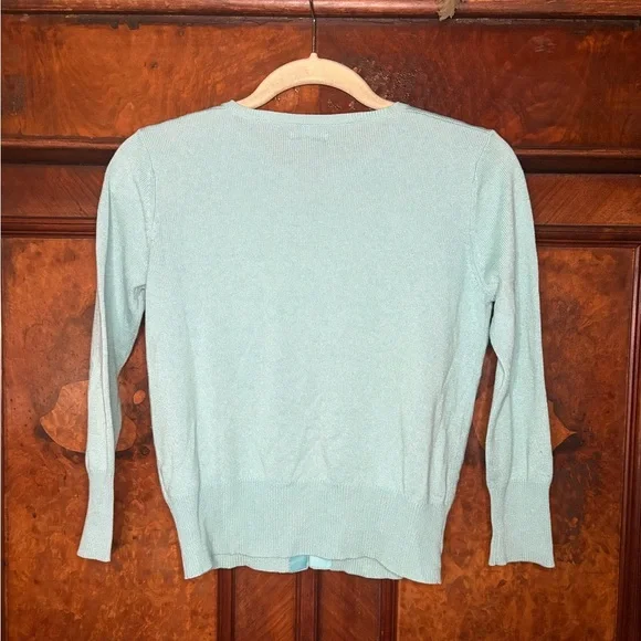 GUC Anya Hindmarch- Silk and Cashmere Embellished Cardigan. Size S - Picture 2 of 9